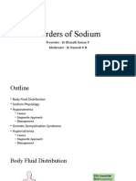 Disorders of Sodium: Presenter: DR Bharath Kumar P Moderator: DR Ramesh K N