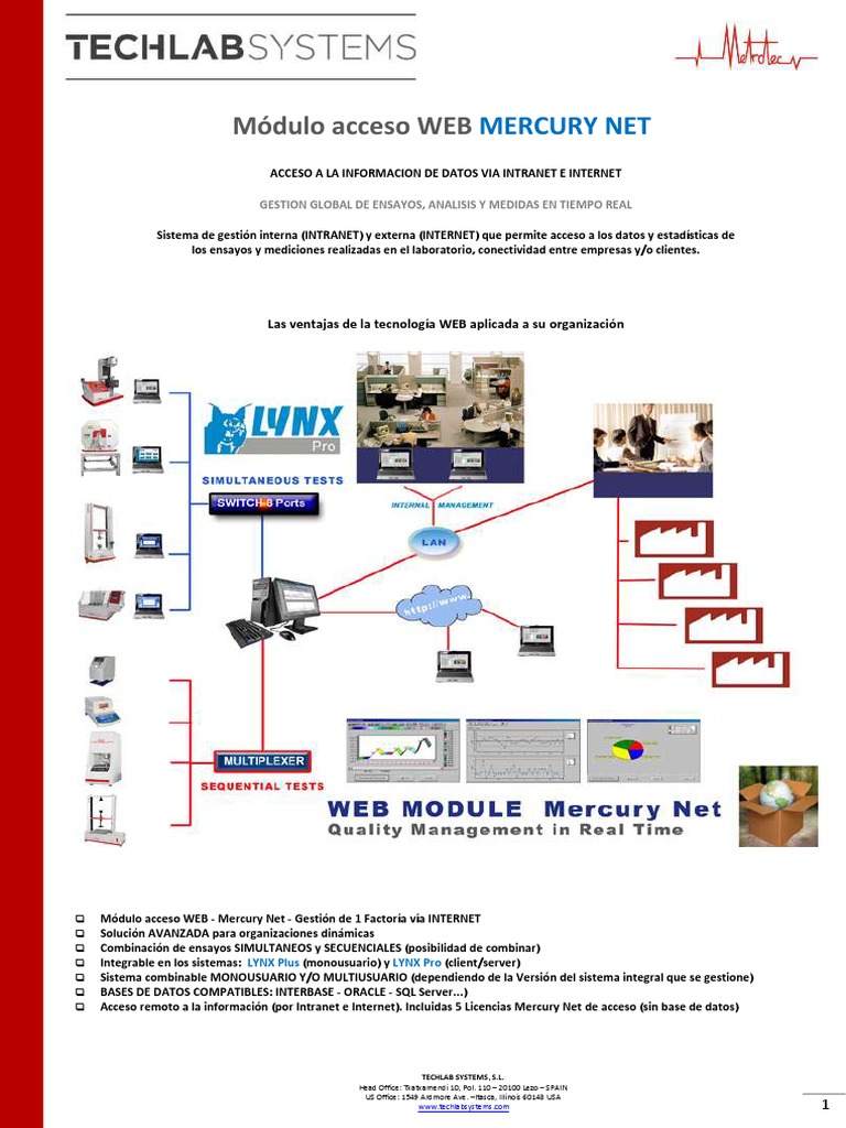 Acceso Web Mercury Net para Laboratorios | PDF | Internet | Servidor ...