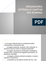 Elemente Curs 1 Organizarea Sistemului Sanitar Din România