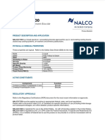 NALCO 7330: C Ooling Water Treatment Biocide