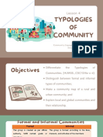 CESC - Lesson 4 Typologies of Community