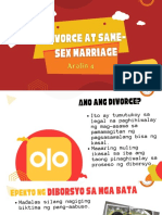 3rd Quarter Aralin 4 - Divorce at Same-Sex Marriage