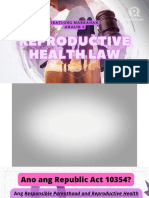 3rd Quarter Aralin 3 - Reproductive Health Law