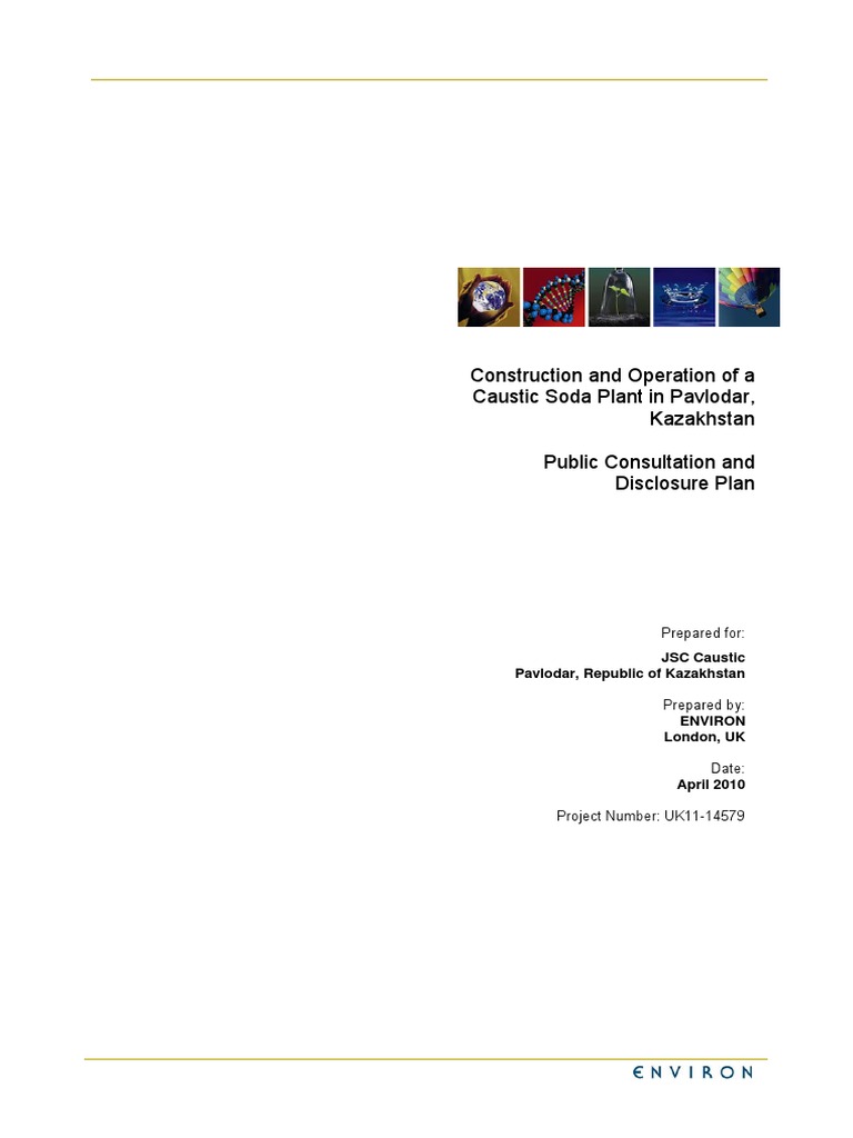 Construction and Operation of A Caustic Soda Plant in Pavlodar