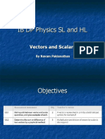 IB DP Physics SL and HL Vectors Guide