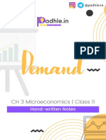 Padhle 11th - 3 - Demand - Microeconomics - Economics