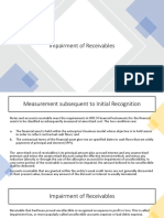 Impairment of Receivables