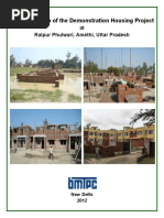 Documentation of The Demonstration Housing Project: at Raipur Phulwari, Amethi, Uttar Pradesh