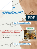 Ten Commandments & Making Moral Decisions