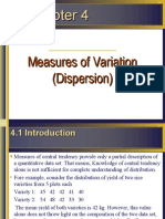 Measures of Variation (Dispersion)