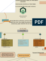 English Educational Study Program Tarbiyah and Teacher Training Faculty State Islamic Institute of Palopo