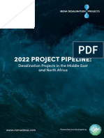 MENA Desalination Projects Pipeline