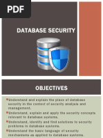 Database Security LESSON1