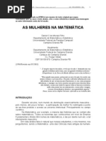 Mulheres na Matemática