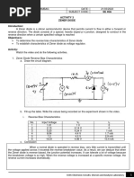 EE 45A Activity 3 Zener Diode