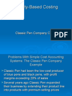 Activity-Based Costing Classic Pen Case