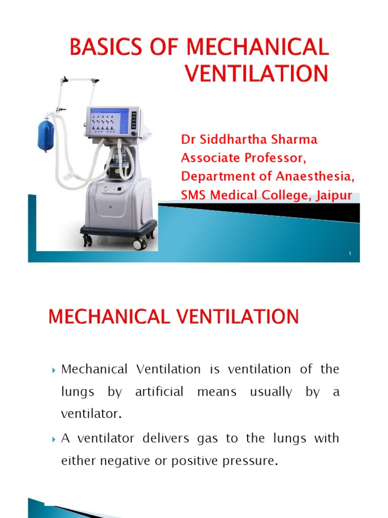 Mechanical Ventilation Techniques Explained | PDF | Breathing ...