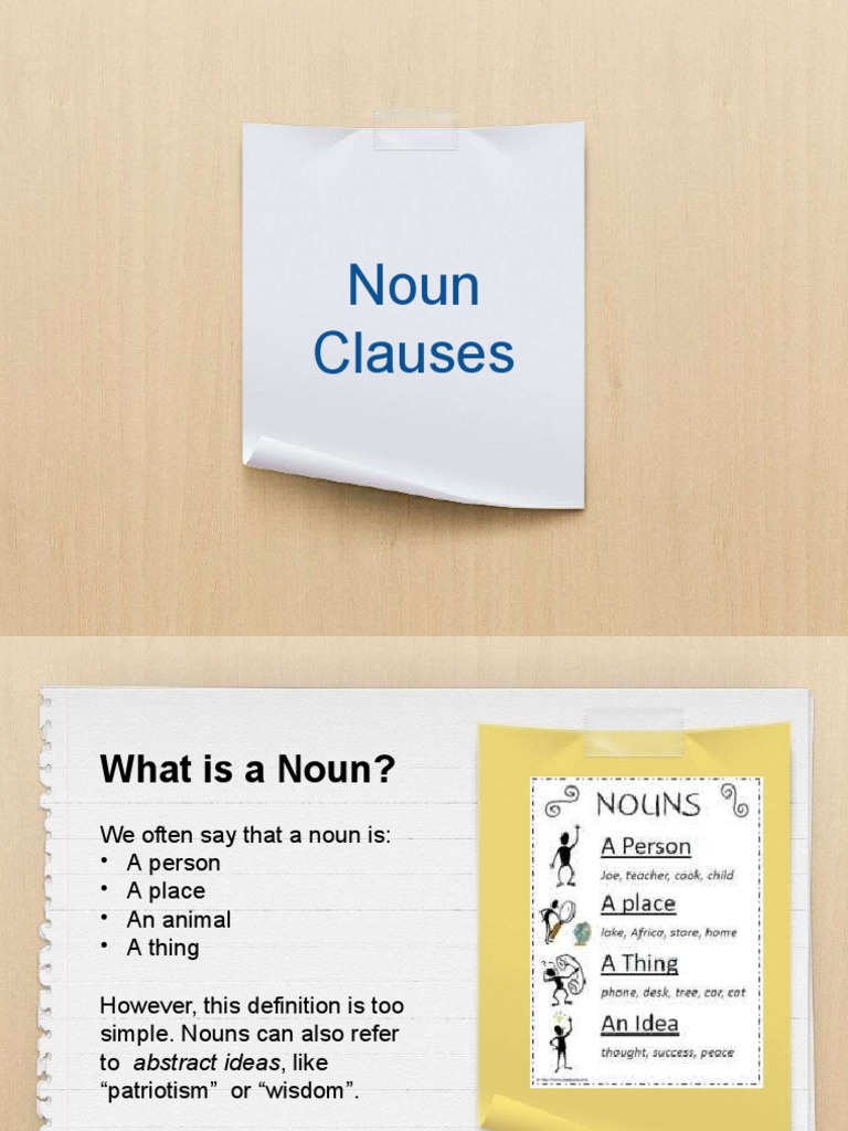 Understanding Noun Clauses as Subjects | PDF | Subject (Grammar) | Clause