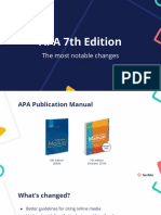 APA 7th Edition: The Most Notable Changes