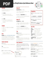 Arduino Cheat Sheet: Structure Digital I/O Data Types | PDF | Bit ...