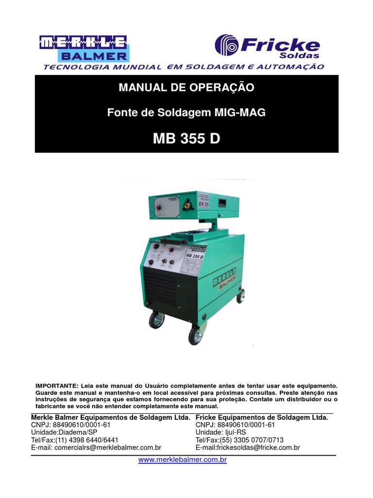 Manual MB 355 D Versão 4 | PDF | Rede de computadores | Eletricidade