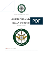 Lesson Plan 2017:1: HEMA Inception: Meyer Free Scholars Study Plan 2017