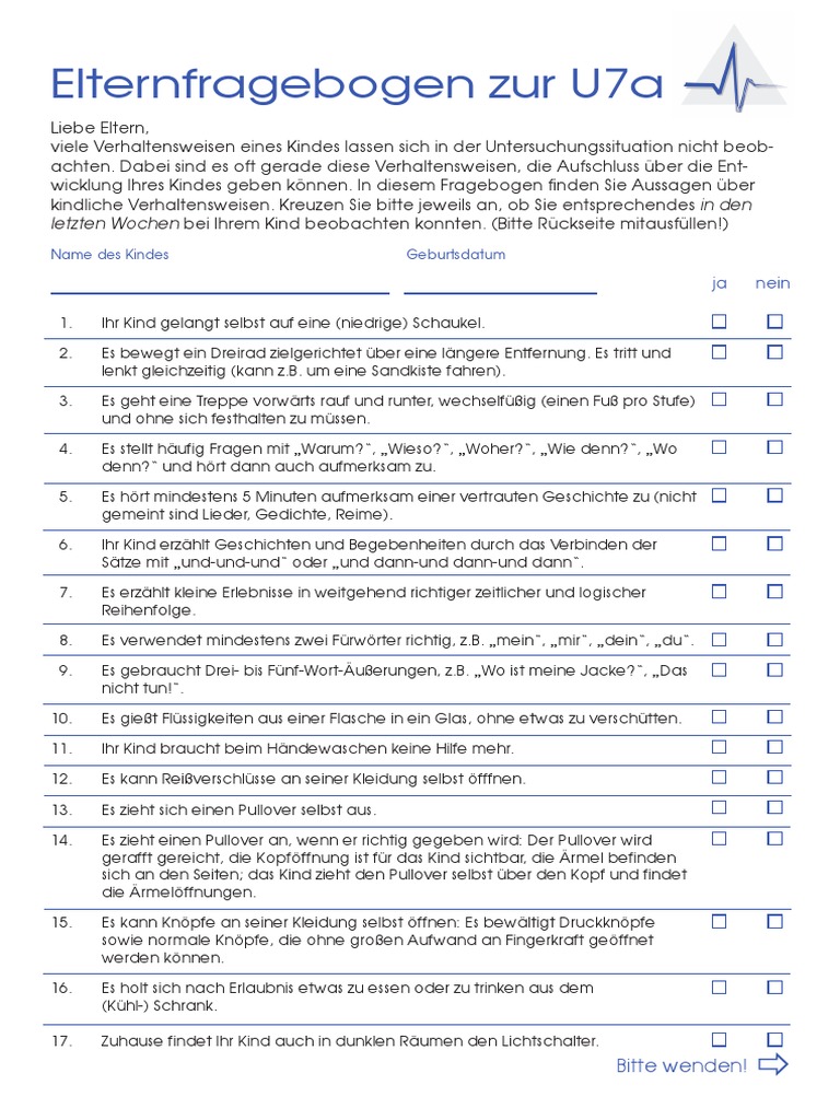ELTERNFRAGEBOGEN U8 GRENZ 181216 intelligence overview