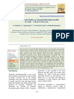 Clinico Diagnostic Studies On Traumatic Reticulopericarditis in Cattle - A Review of 56 Cases