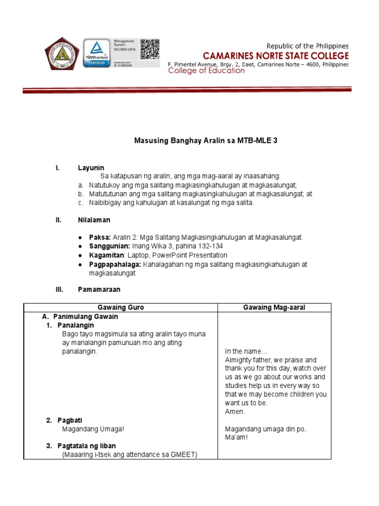 MTB Mle 3 DLP | PDF