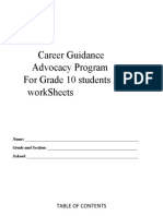 CGAP-Grade-10 Worksheet