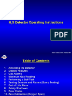 3.H2S Detector Operating Instructions