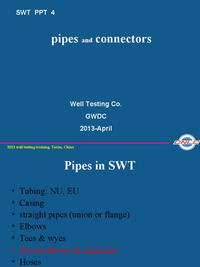 2013 Tarim Well Testing Training Guide | PDF | Pipe (Fluid Conveyance ...