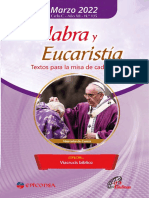 03 Marzo Palabra y Eucaristía - 2022 Digital