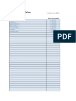 Planilha de Excel para Controle de Férias