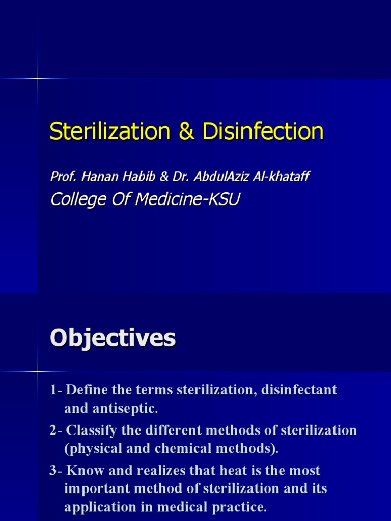 7 Sterilization Disinfection Medical PDF Sterilization
