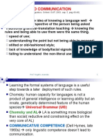 Language and Communication: Traditional Grammar-Translation Teaching Knowing The