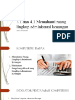 3.1 Dan 4.1 Memahami Administrasi Keuangan