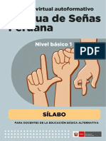 Silabo de Señas