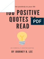 100 Positive Quotes To Read