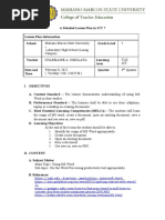 Detailed Lesson Plan. GRADE 6 ICT 1 2 | PDF | Wiki | Educational Technology