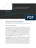 Oil Pressure: Automotive Instrumentation