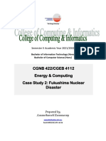 CGEB4112 - CGNB422 - Case Study 2-Fukushima Nuclear Disaster