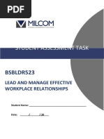 BSBLDR523 Student Assessment Tasks 04-03-21