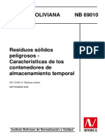 NB 69010-69011 - NB 742-760 - Residuos Solidos Peligrosos (Ibnorca - Bolivia 2005) PDF