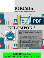 Laporan Praktikum Lipid (Kelarutan Lipid, Asam Lemak Bebas, & Uji Saponifikasi) Dan Enzim Urease