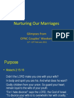 Nurturing Our Marriages: Glimpses From OFNC Couples' Weekend