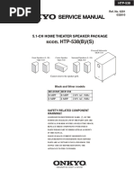 Onkyo HTP 538 Service Manual