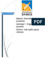 Actividad 1 - Administracion de Proyectos - Juan Pablo Juarez