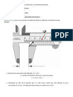 Actividad N°4 Medición y Verificación 3°E DUAL Ejercicios para Medir Con Pie de Metro en Milímetros (Héctor Salamanca)