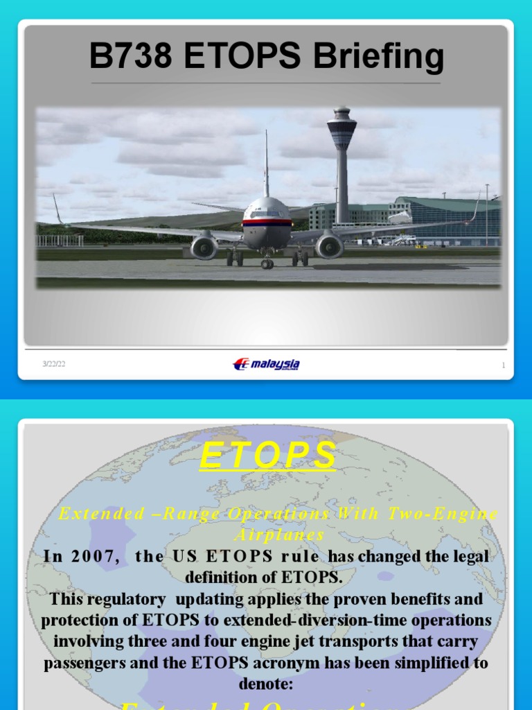 ETOPS Operations Overview for B738 | PDF | Aviation Safety | Aerospace ...